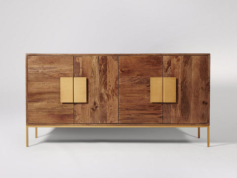 Versaw Sideboard, Mango Wood & Antique Brass #10 - Duraster 