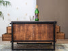 Verge Solid Mango Wood Industrial Coffee Table - Duraster 