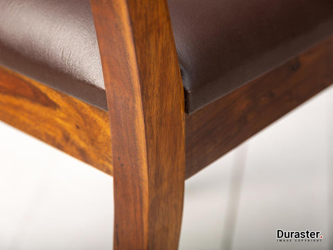 Vismit Modern Sheesham Wood Dining Chair #1 - Duraster 