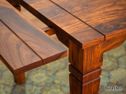 Vismit  Solid Sheesham wood Dining Set #7 - Duraster 