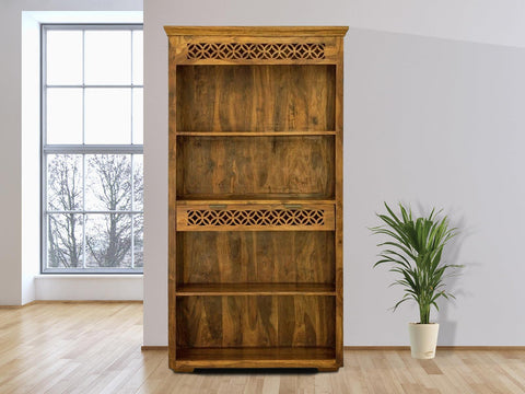 Vismit Solid Sheesham wood Book Shelf #7 - Duraster 