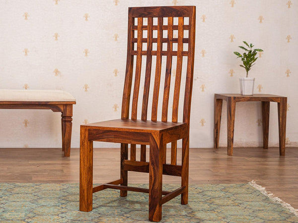 Vismit Modern Sheesham wood Dining chair #4 - Duraster 