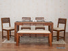 Vismit Solid Sheesham wood Dining Table#4 - Duraster 