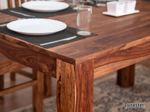 Vismit Premium Solid Sheesham wood Dining Set #5 - Duraster 