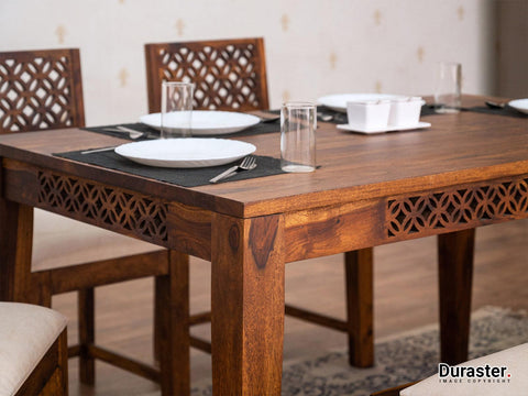 Vismit Solid Sheesham wood Dining Table  #4 - Duraster 