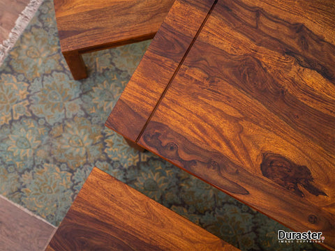 Vismit Solid Sheesham wood Dining Set #6 - Duraster 