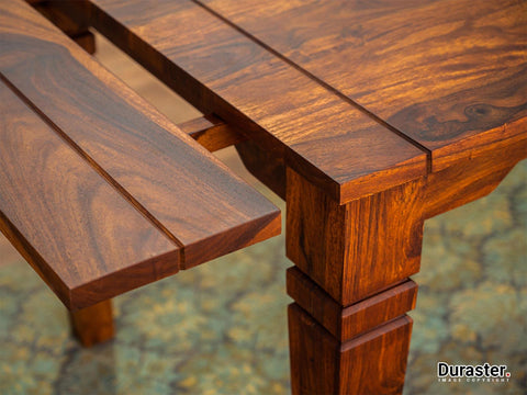 Vismit Solid Sheesham wood Dining Set #6 - Duraster 