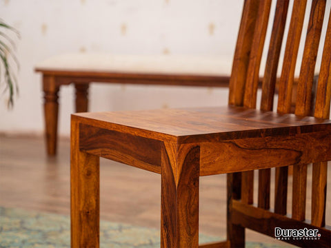 Vismit Solid Sheesham wood Dining Set #6 - Duraster 