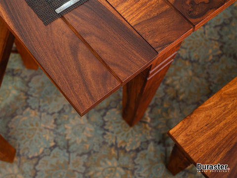 Vismit Solid Sheesham wood Dining Set #6 - Duraster 