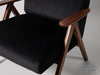 Elemantray Solid Wood Fabric Upholstered Chair #2 - Duraster 
