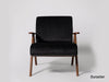 Elemantray Solid Wood Fabric Upholstered Chair #2 - Duraster 