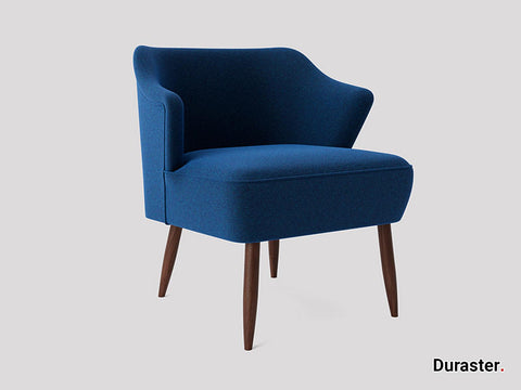 Elemantray  Solid Wood Fabric Upholstered Chair #4 - Duraster 