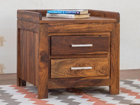 Ummed Modern Sheesham wood Bedside #16 - Duraster 