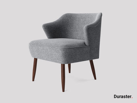 Elemantray  Solid Wood Fabric Upholstered Chair #4 - Duraster 