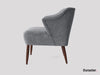 ElemantraySolid Wood Fabric Upholstered Chair #4 - Duraster 