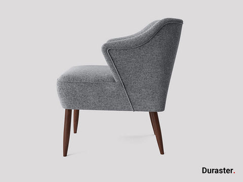 Elemantray  Solid Wood Fabric Upholstered Chair #4 - Duraster 