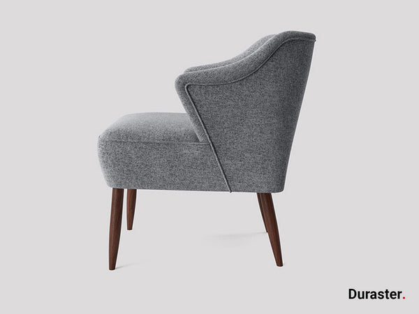 ElemantraySolid Wood Fabric Upholstered Chair #4 - Duraster 