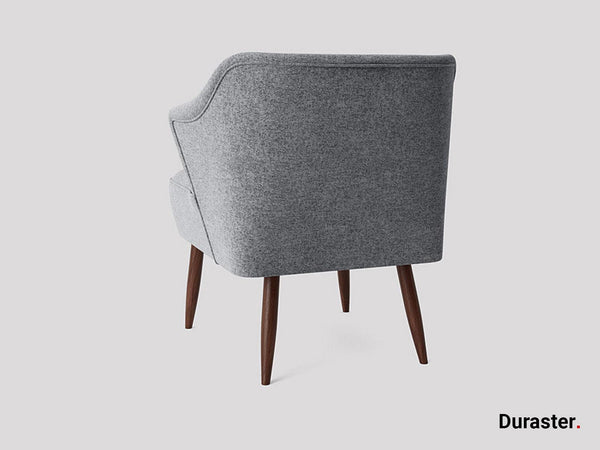 ElemantraySolid Wood Fabric Upholstered Chair #4 - Duraster 