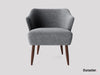 ElemantraySolid Wood Fabric Upholstered Chair #4 - Duraster 
