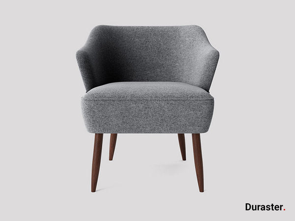 ElemantraySolid Wood Fabric Upholstered Chair #4 - Duraster 