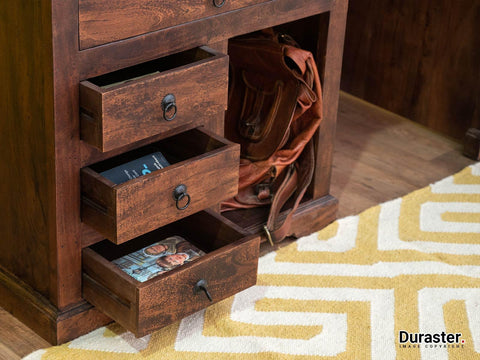 Gangaur Solid Acacia wood Study Desk #7 - Duraster 